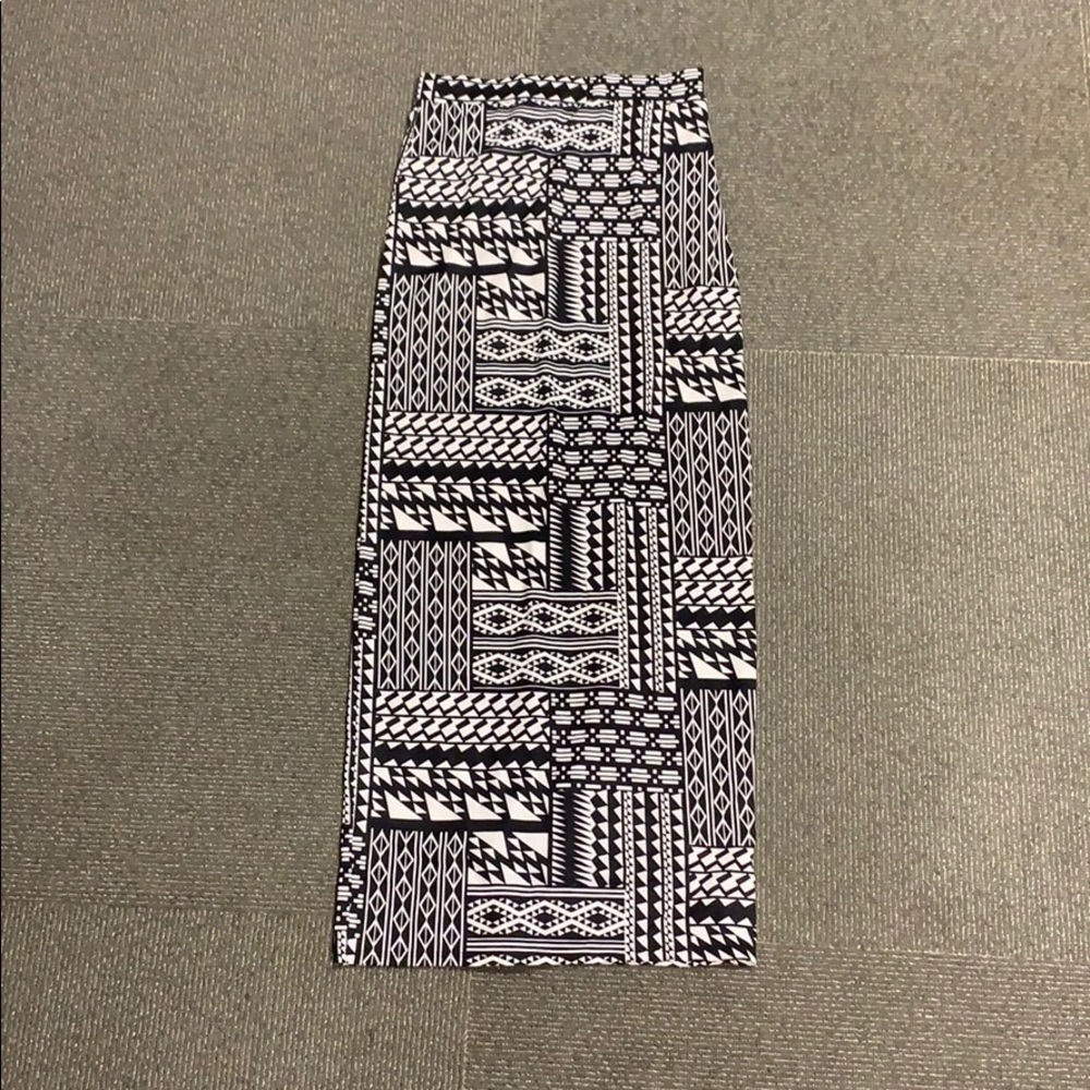 Aztec Design Maxi Skirt